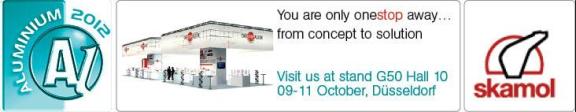 Skamol at Aluminium 2012